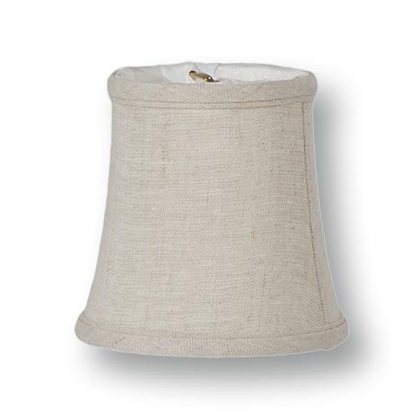 Natural Color Chandelier Shades Mini Bell- Fine Linen