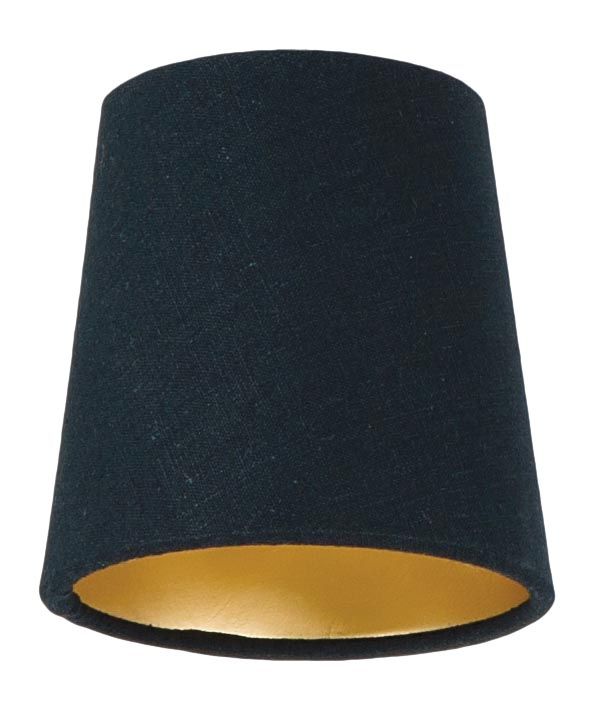 Hardback CHANDELIER EMPIRE, Black Color, 100% Fine Linen