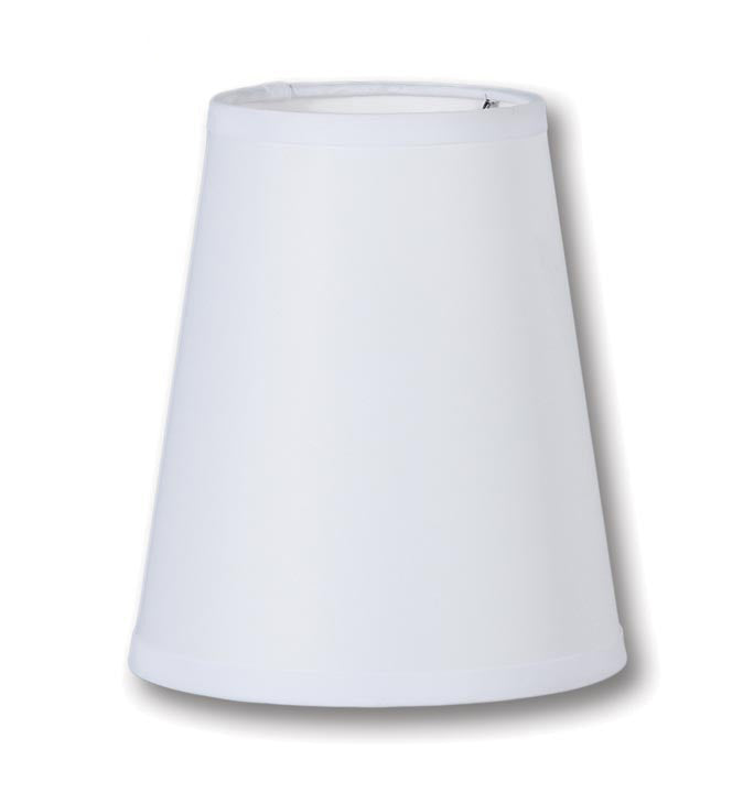 The ReBorn House TRH828 off-white linen tapered empire chandelier lampshade, 4 x 6 x 7 inches