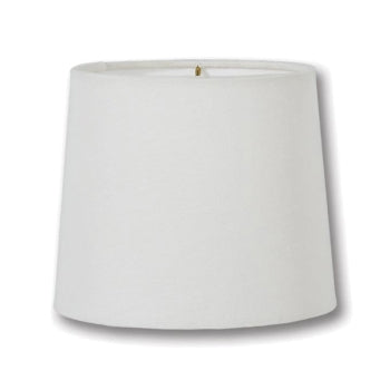 Retro Drum Lamp Shade, Off White Color, 100% Fine Linen Material