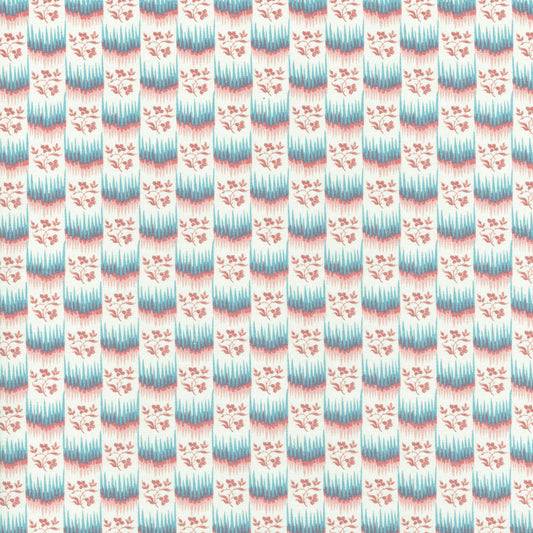 Harting Fabric by Titley & Marr in Rose & Aqua