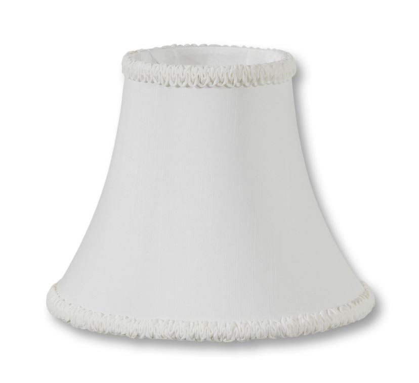 Off White Vanity Bell with Hand Made Ruching, Tissue Shantung, Choice of Size and Fitter