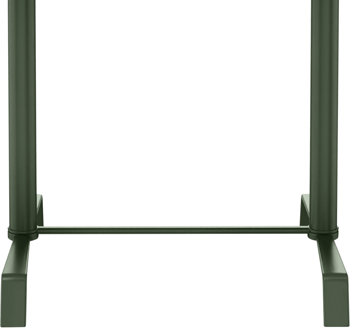 Elica Dining Table Base Rectangle by JANUS et Cie in Dark Green