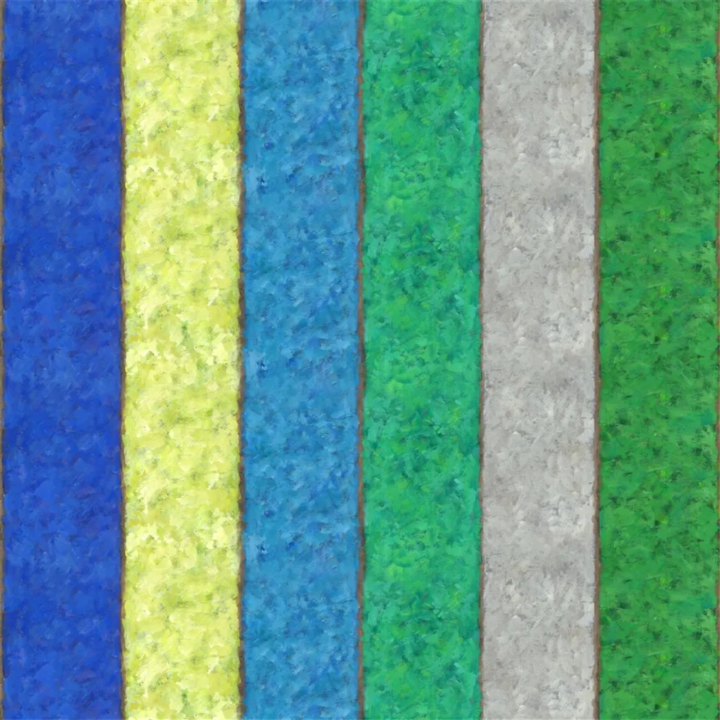 Gesso Stripe Fabric by Designers Guild in Cobalt