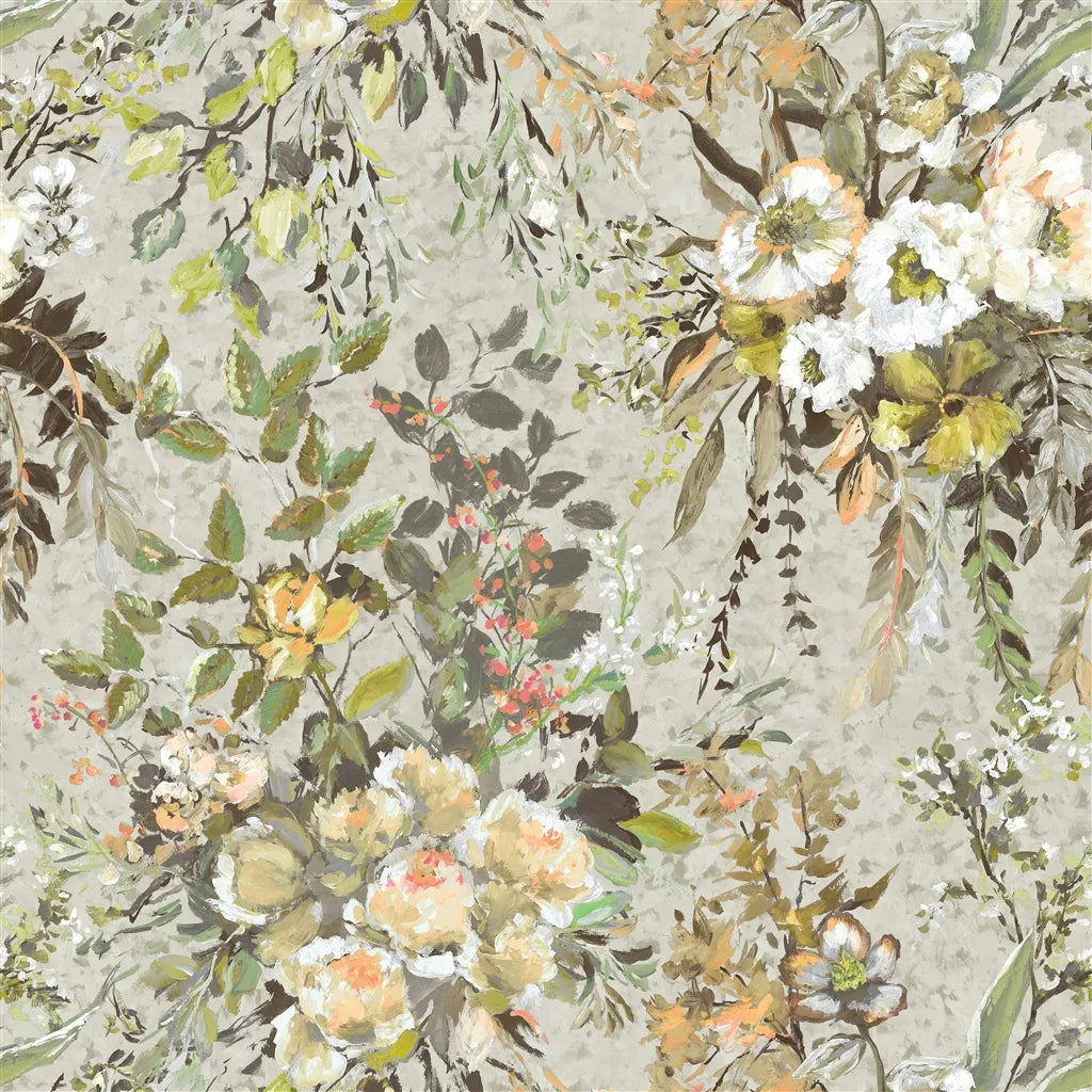 Margaretta Fabric by Designers Guild in Sepia
