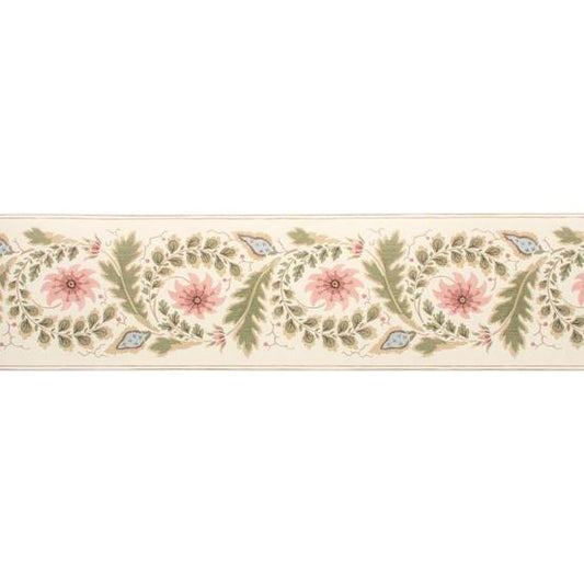 Floral Trail Border Wide Wallpaper by Salvesen Graham in Delicate