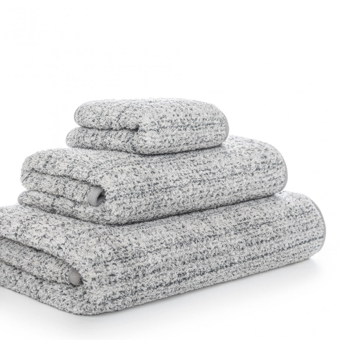 Porto Hand Towel by Graccioza in SILVER/STORM
