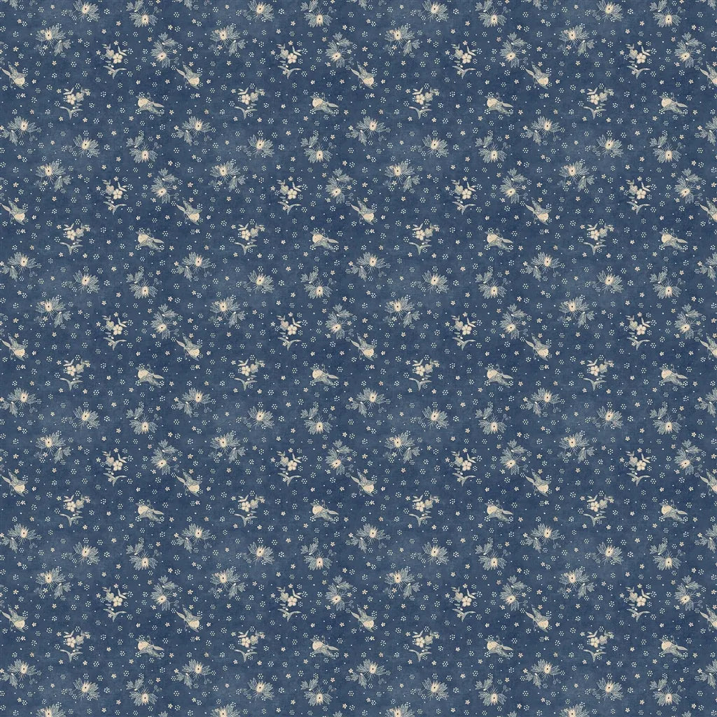 Wells Batik Fabric by Ralph Lauren in Blue