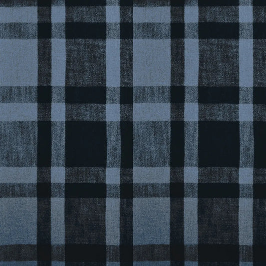 Hook Road Plaid Fabric by Ralph Lauren in Blue