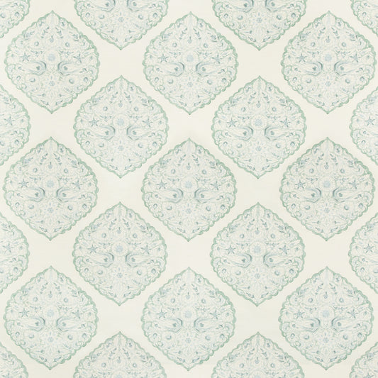 Lido Print Fabric by Lee Jofa in Mist