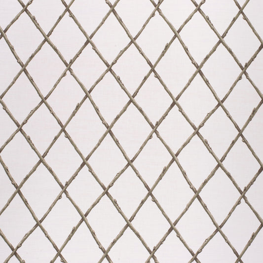 Bare Twig Trellis Fabric by Lee Jofa in Green
