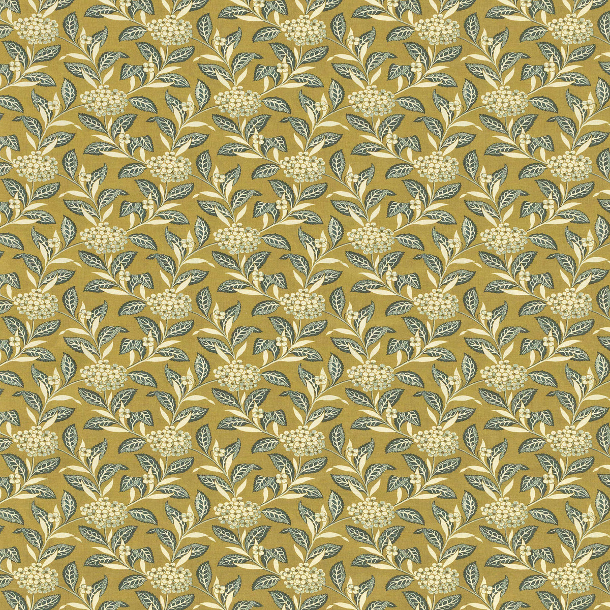 Ortensia - Teal On Olive