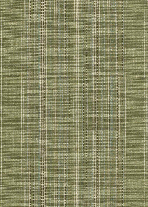 Eastbourne Stripe Fabric by Classic Cloth in Celery