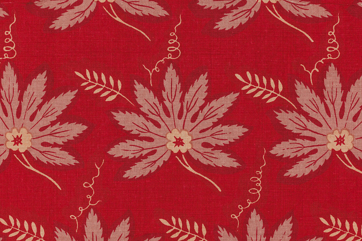 Philip Fabric by Raoul Textiles in Carmine