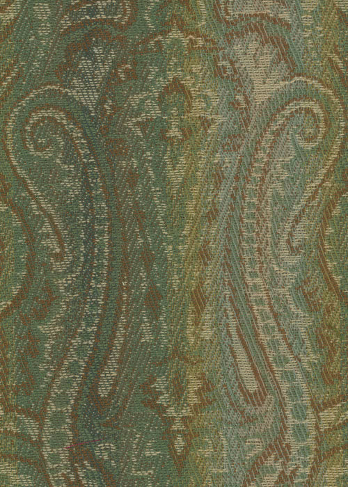 Mackintosh Fabric by Rose Cumming in Tan/Green