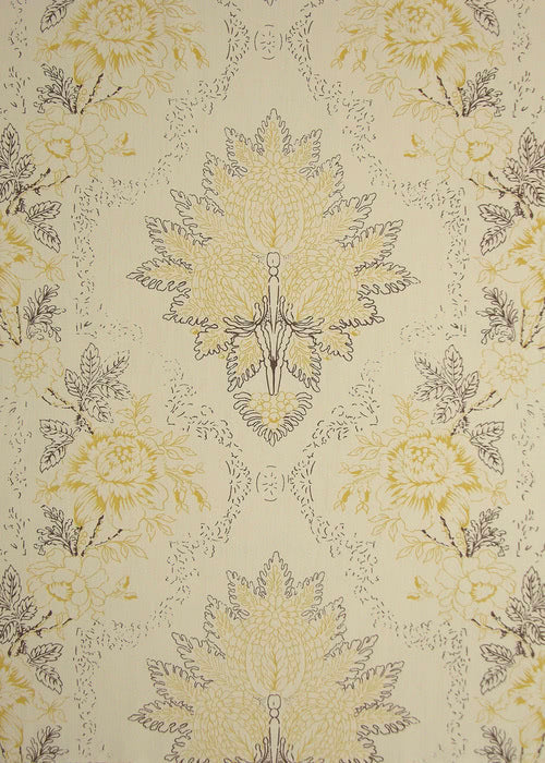 Gwendolyn Fabric by Rose Cumming in Yellow