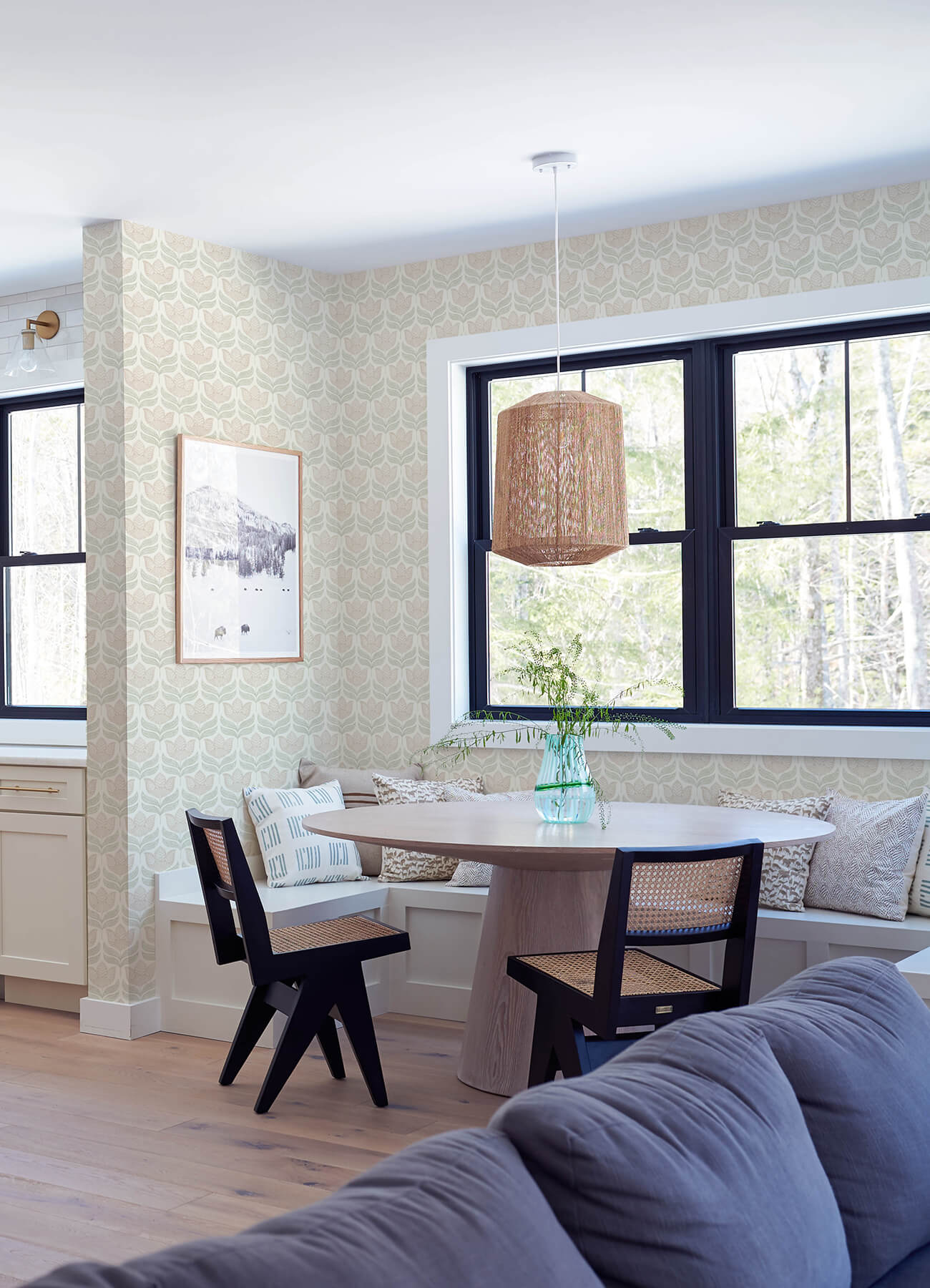 Kinfolk Cathal Tulip Block Print Wallpaper
