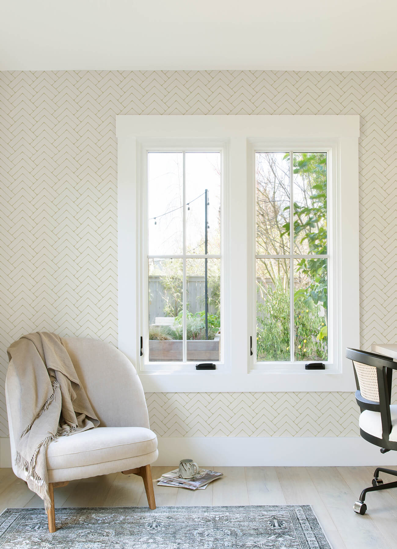 Kinfolk Oswin Herringbone Wallpaper