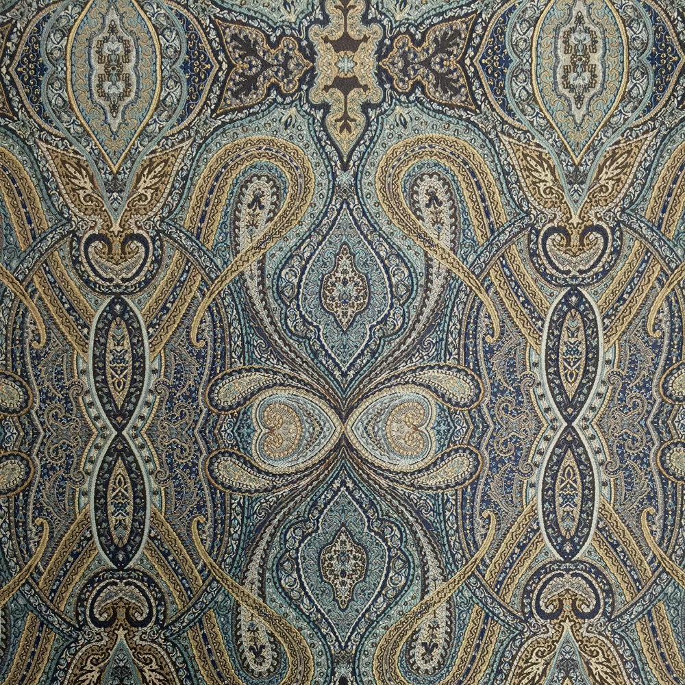 Zarina Fabric by Ian Sanderson in Aegean