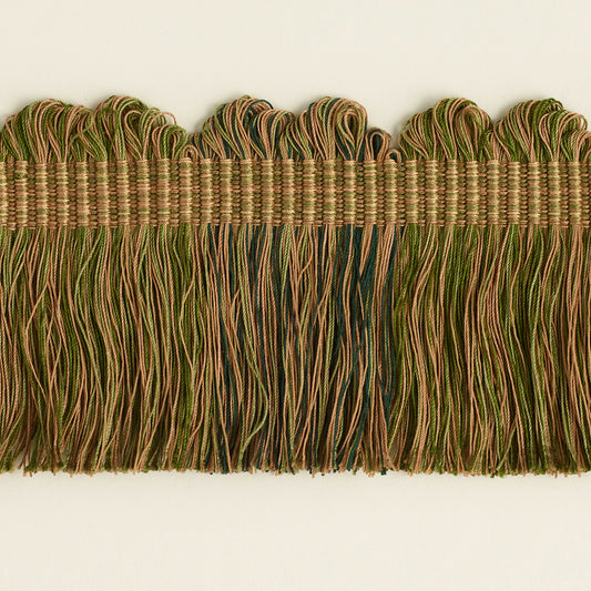 404 Fan Top Block Fringe Trim by George Spencer Designs in Sage