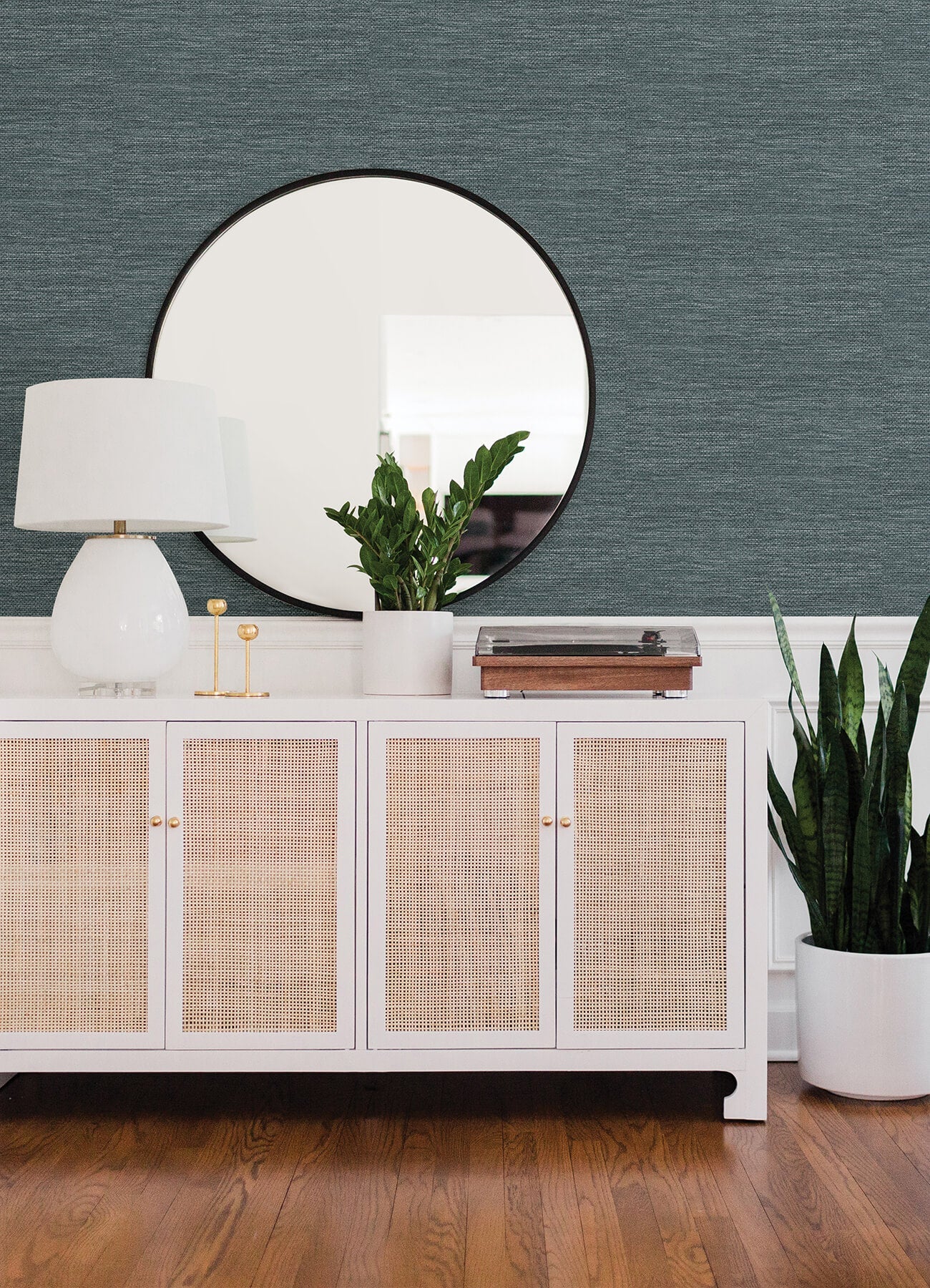 Hannah Malin Faux Grasscloth Wallpaper