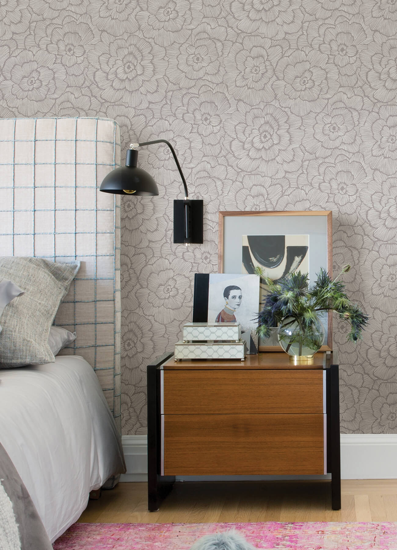 Middleton Periwinkle Wallpaper