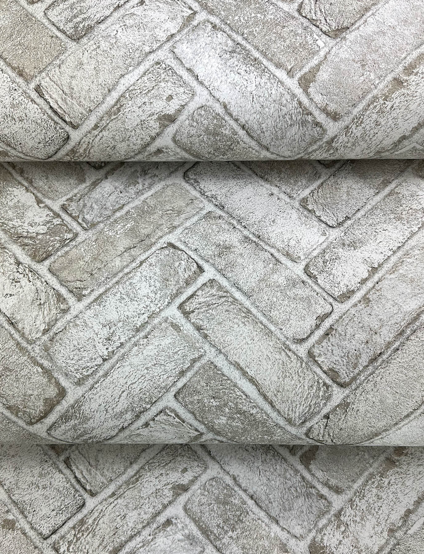 Wildflower Cannelle Brick Wallpaper