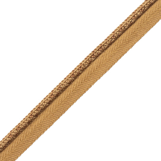 1/4" Le Jardin Silk Cord With Tape Trim by Samuel & Sons in Antique Gold
