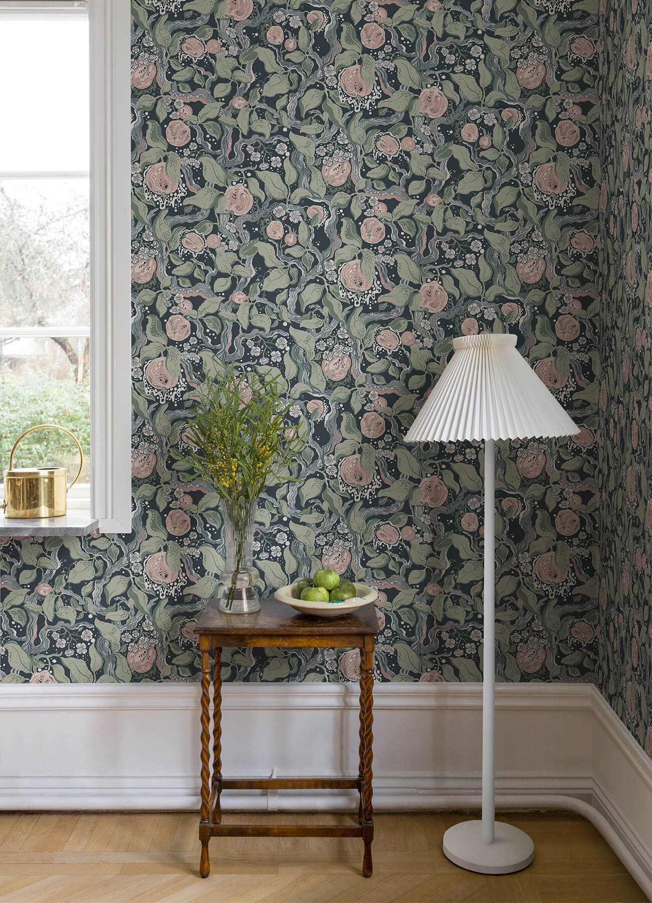 Botanica Kort Fruit & Floral Wallpaper