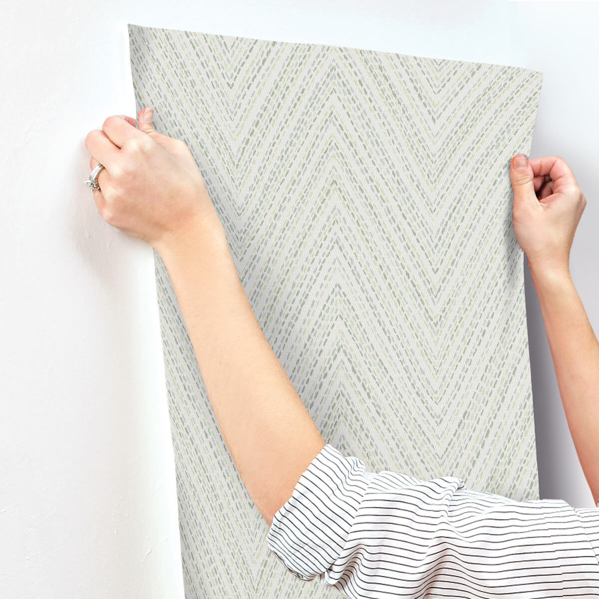 Haberdashery Lainey Chevron Wallpaper
