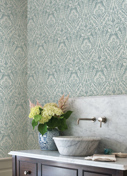 Haberdashery Berkshire Damask Wallpaper
