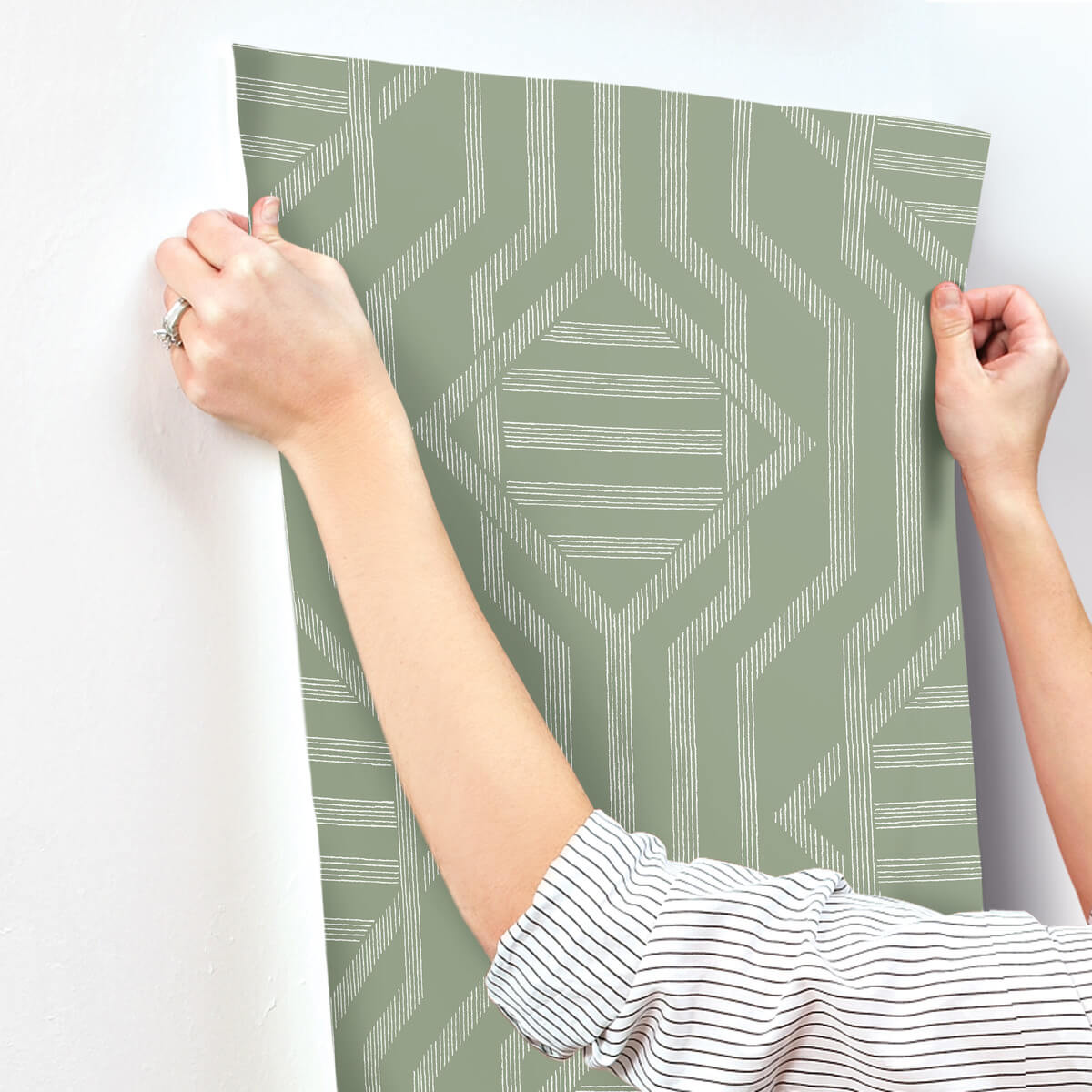 Haberdashery Essex Geometric Wallpaper