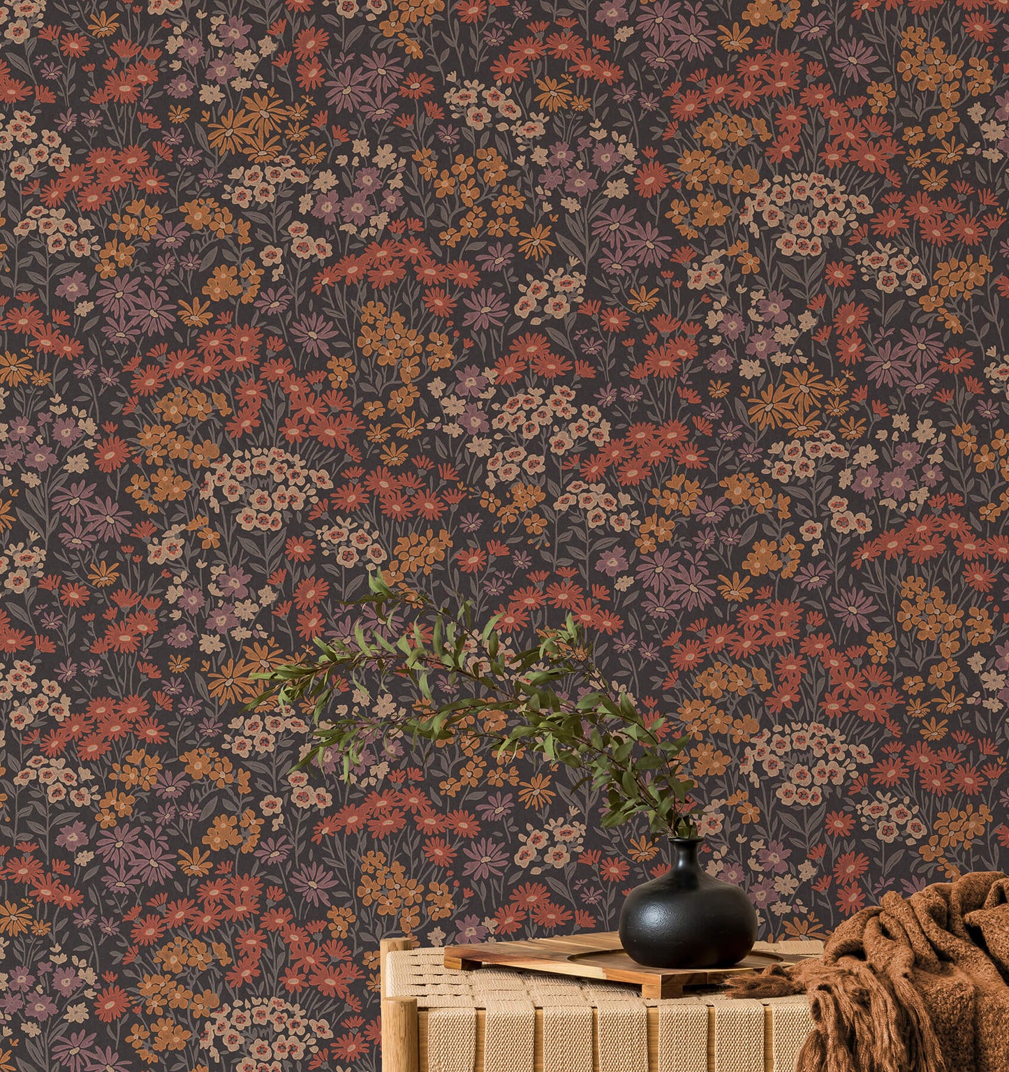 Westbury Forest Ditsy Daisies Wallpaper