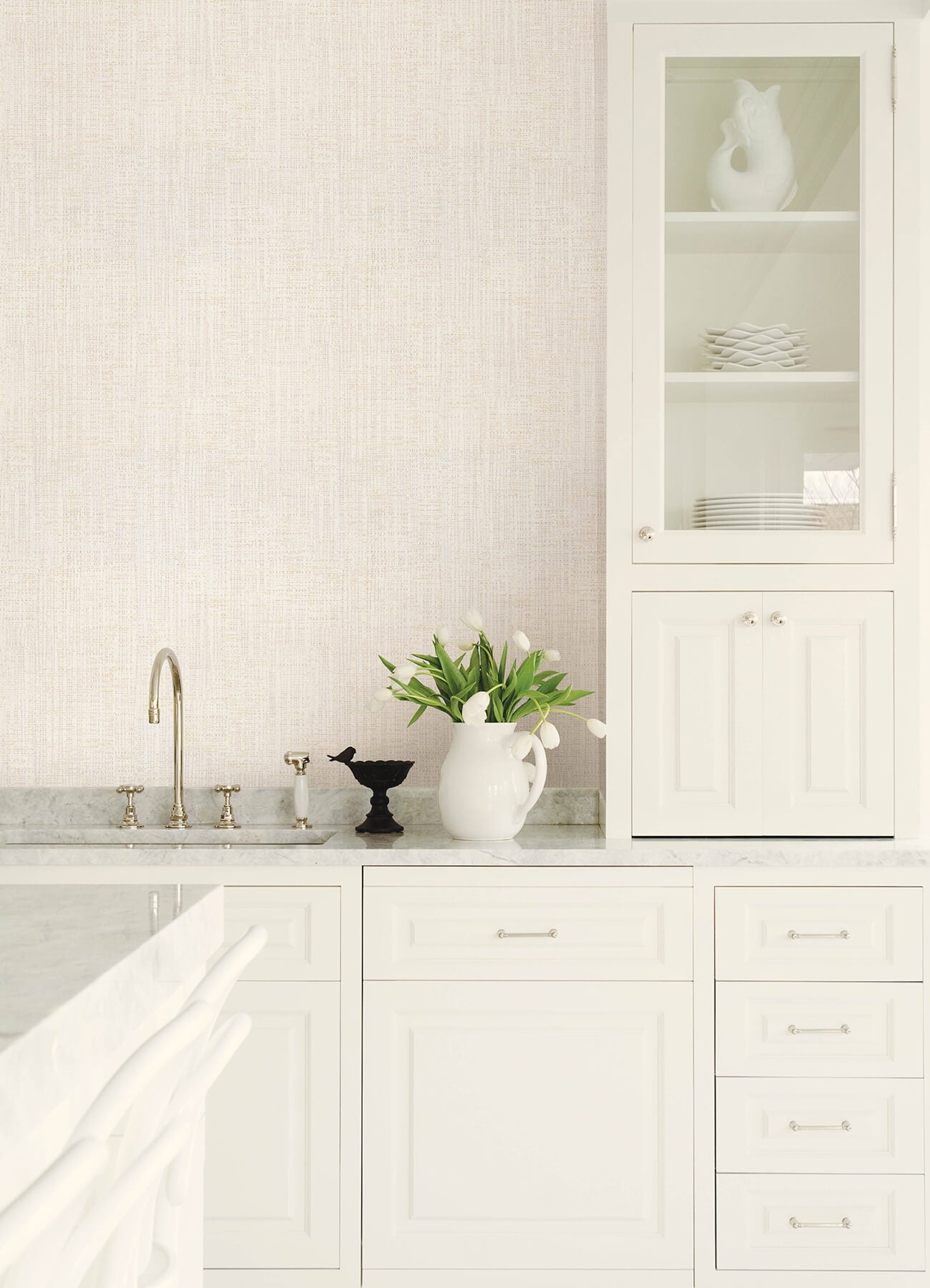 Kitchen & Bath Rattan Weave Wallpaper