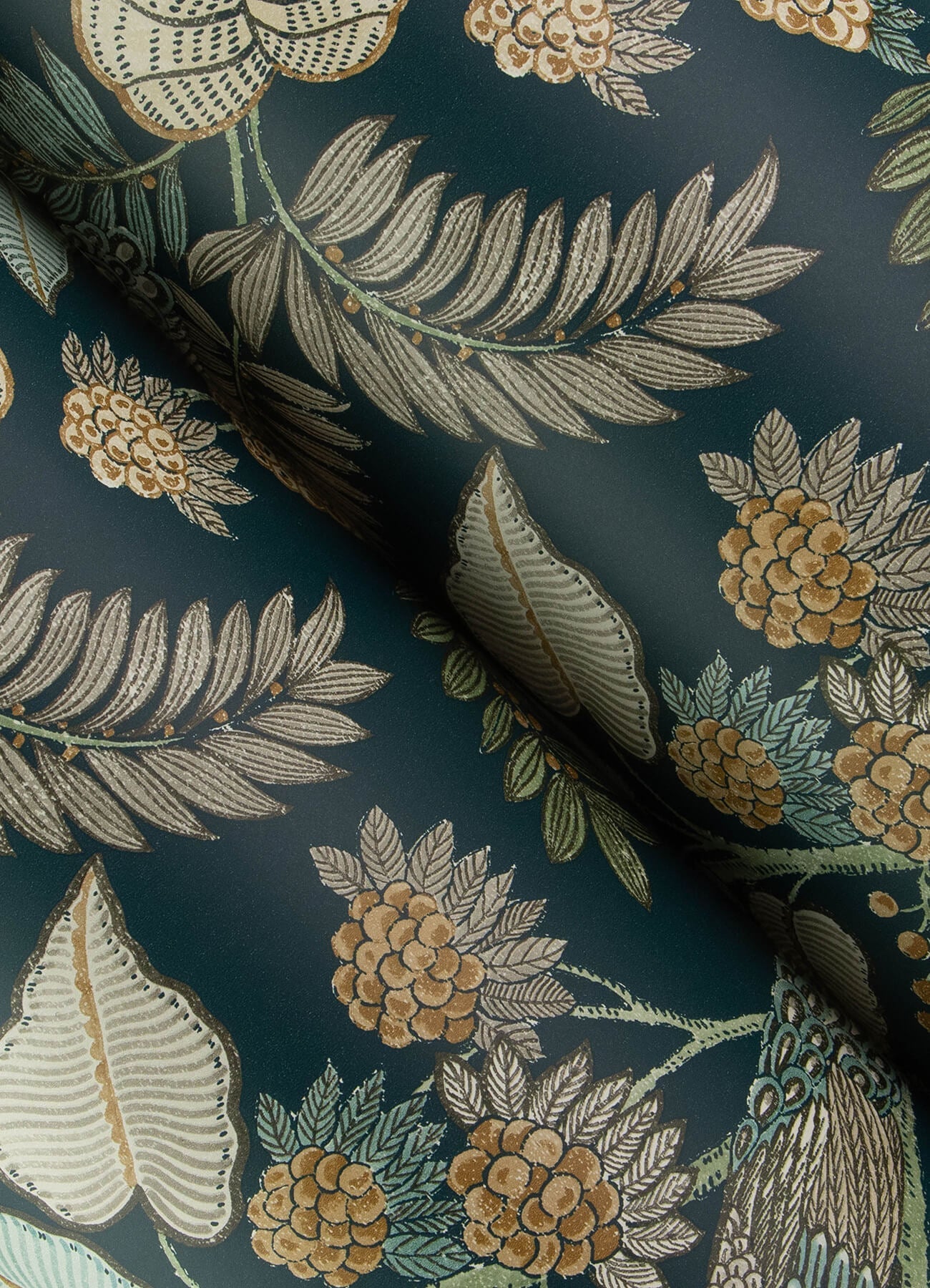 Geneva Peacock Wallpaper