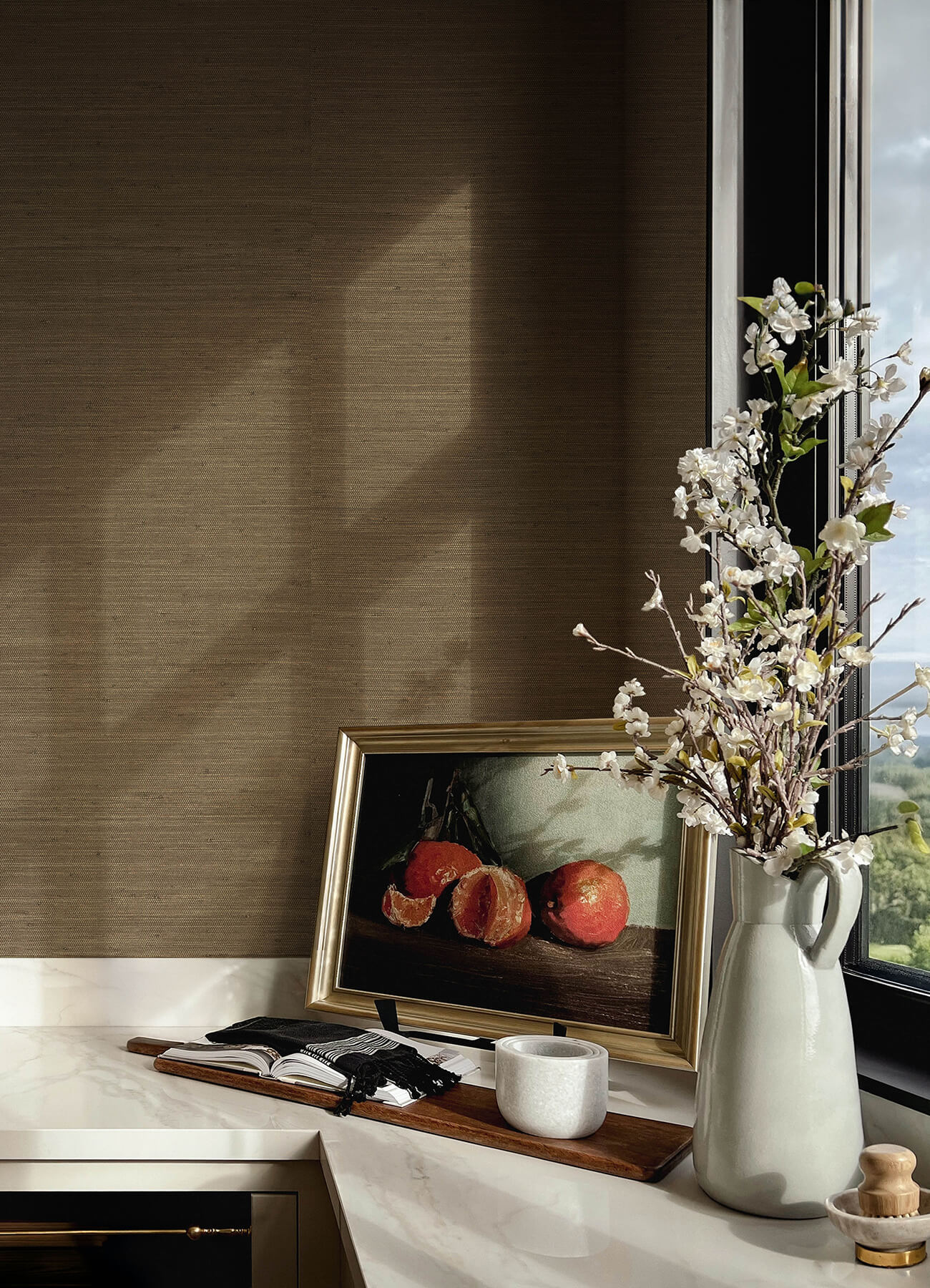 Mycroft Grasscloth Wallpaper