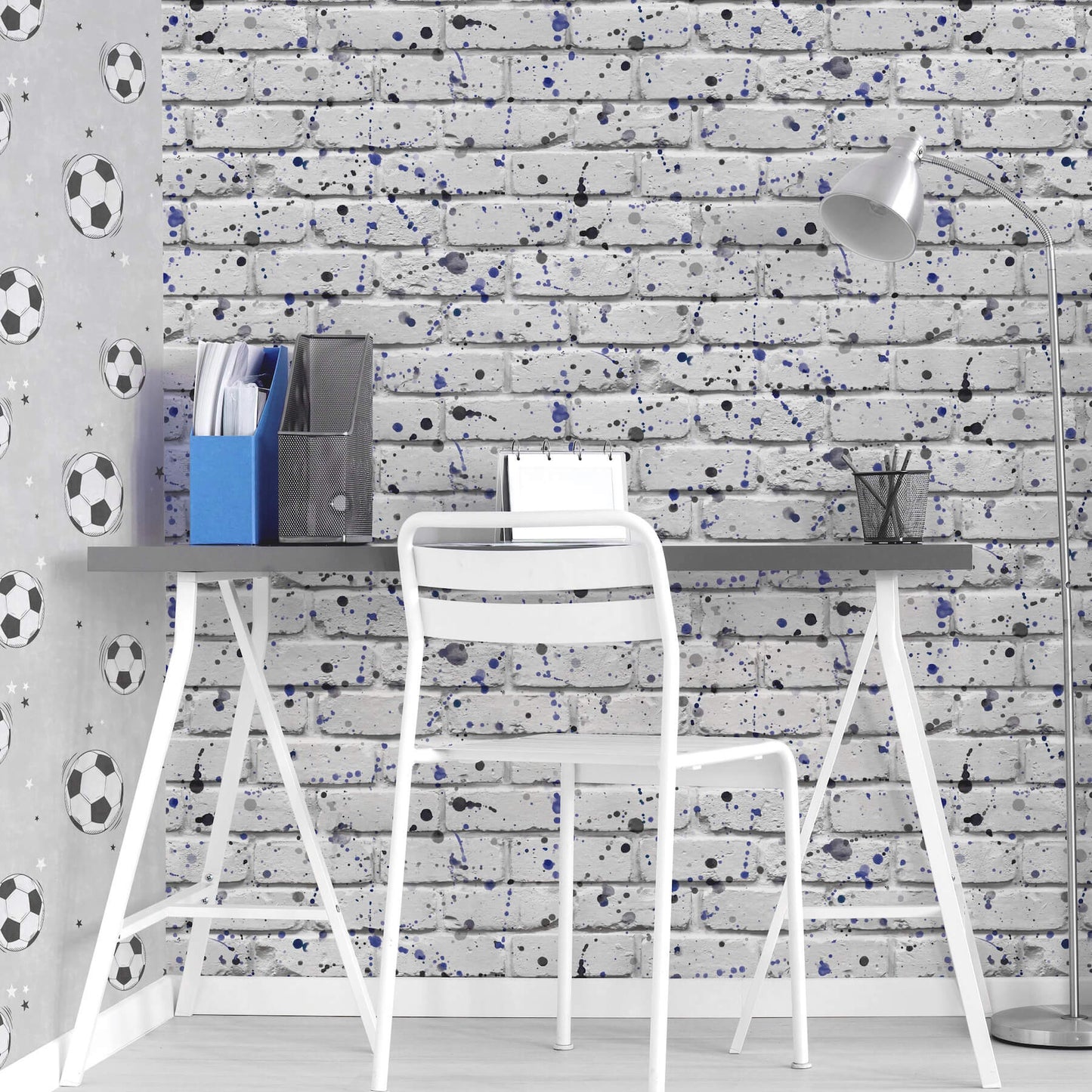 World of Imagination Splatter Wall Wallpaper