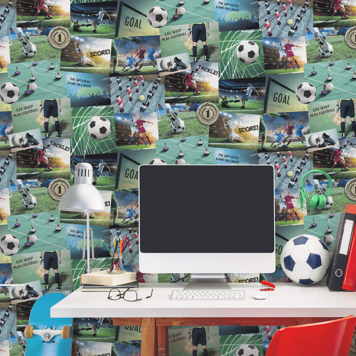 World of Imagination Soccer Fan Wallpaper