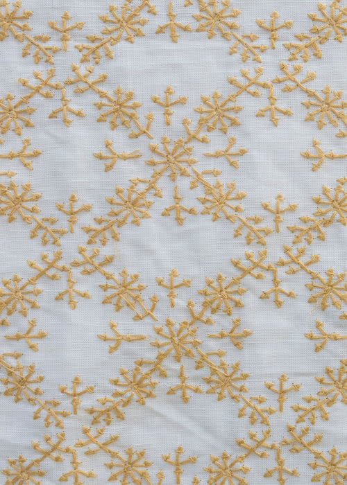 Perseus Fabric by Classic Cloth in Goldenrod