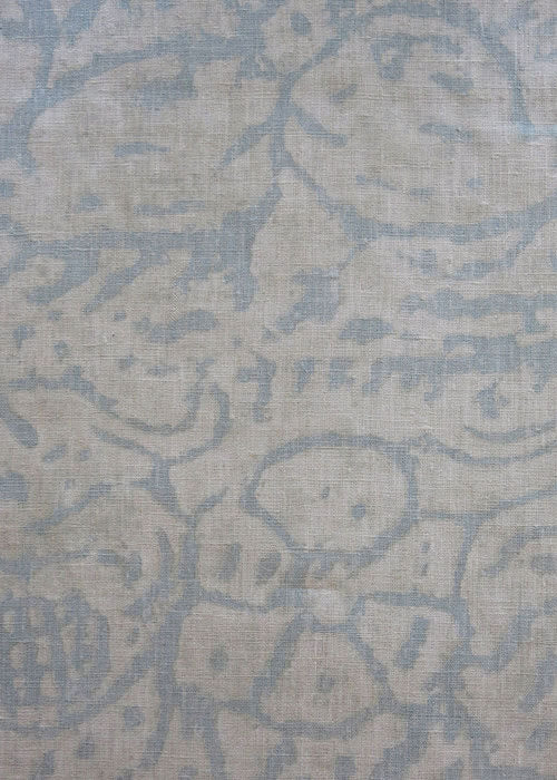 Hart & Flower Fabric by Rose Cumming in Cornflower