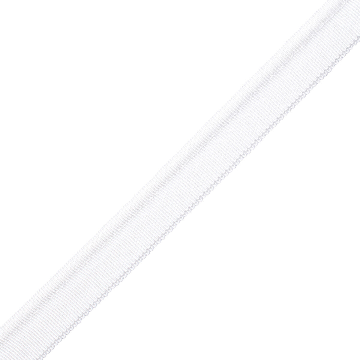 1/4" French Grosgrain Piping Trim by Samuel & Sons in White