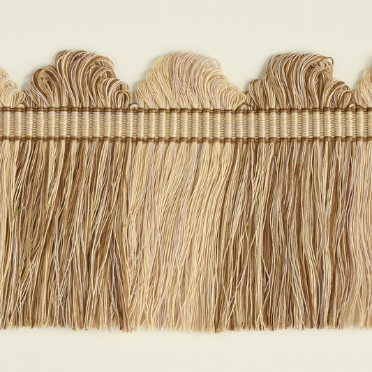 504 Fan Top Block Fringe Trim by George Spencer Designs in Manilla 2 Colour
