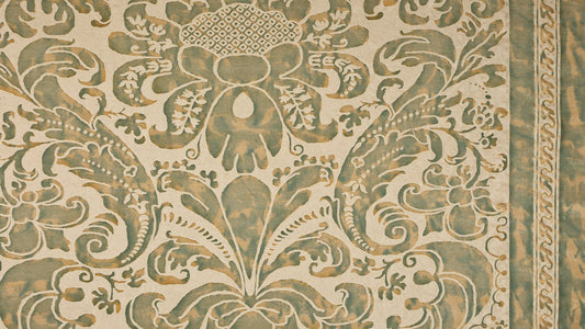 Caravaggio Antique green & beige