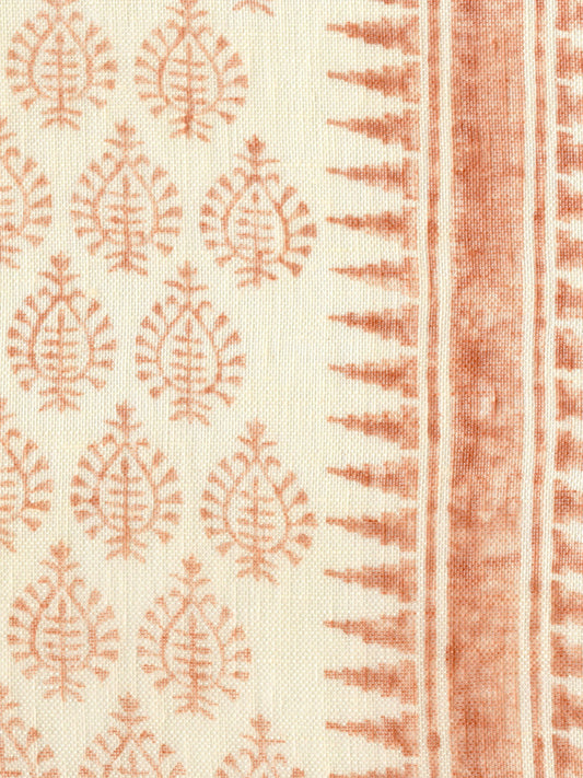 Shalimar Fabric by Rose Cumming in Paprika Rose