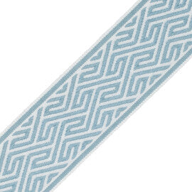 Labyrinth Border Trim by Samuel & Sons in Wedgewood