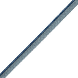 1/8" Saisons Cord With Tape Trim by Samuel & Sons in Waterfall