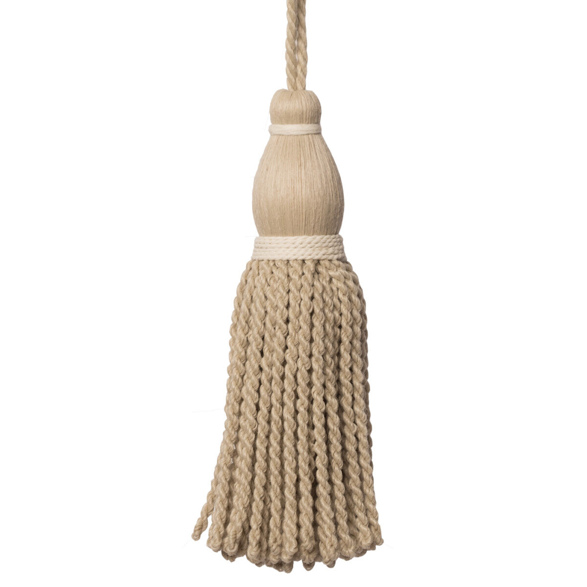 Saisons Key Tassel Trim by Samuel & Sons in Sand Dune
