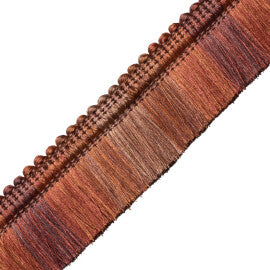 Carolina Ombré Brush Fringe Trim by Samuel & Sons in Tuscany