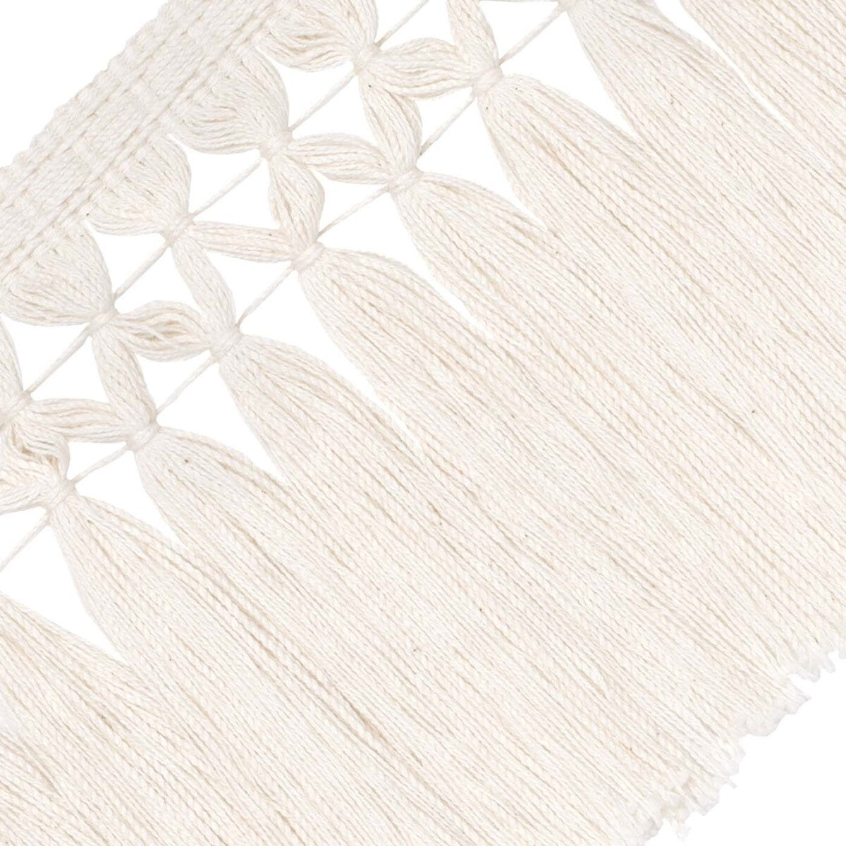 Bali Cotton Skirt Fringe Trim by Samuel & Sons in Cream