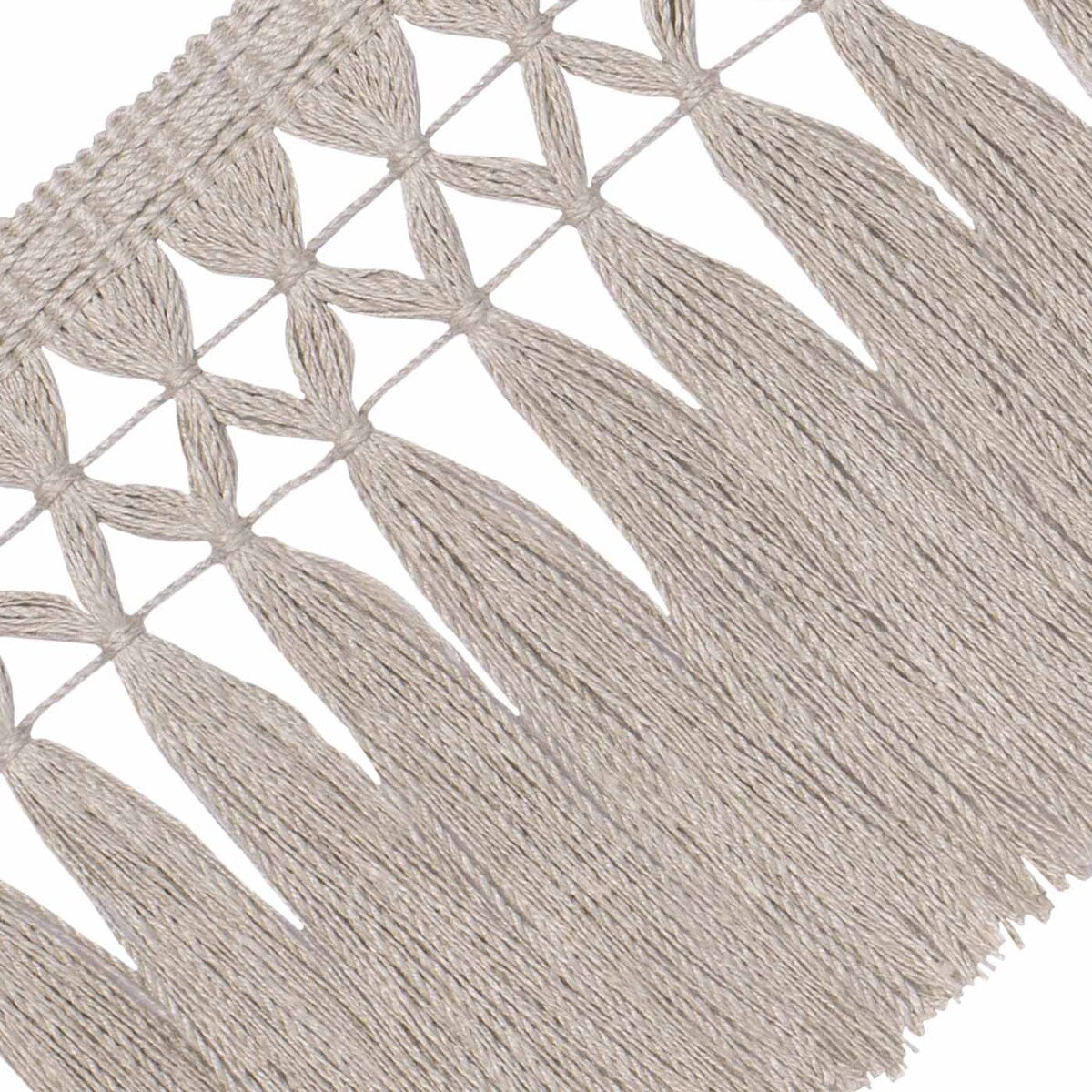 Bali Linen Skirt Fringe Trim by Samuel & Sons in Flax